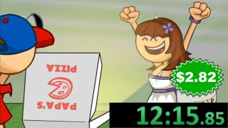 I tried speedrunning Papas Pizzeria [upl. by Raquela]