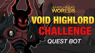 AQW VOID HIGHLORDS CHALLENGE QUEST BOT  GRIMOIRE 38 [upl. by Ynnoj]