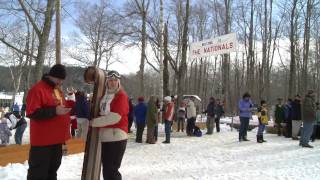 US National Toboggan Championships  Camden Maine [upl. by Llecrad247]