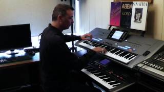 Moliendo Cafe Improvisation Yamaha Tyros 5 Roland G70 By Rico [upl. by Padraic]