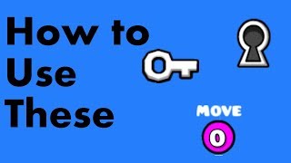 How to use Keys and move Triggers  Geometry Dash [upl. by Atisusej]