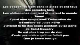 Maitre gims  Tapis dans lombre  Parole [upl. by Ifen]