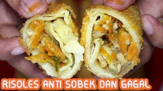 Resep Risoles Sayur Dan Ayam Enak Anti Sobek Dan Gagal [upl. by Atiuqat466]