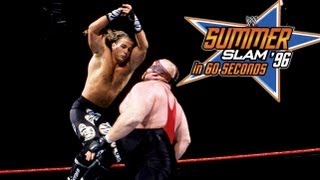 SummerSlam in 60 Seconds SummerSlam 1996 [upl. by Letnwahs]