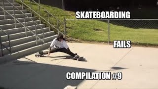 HALL OF MEAT on INSTAGRAM  9 SKATEBOARDING FAILS COMPILATION [upl. by Symer]