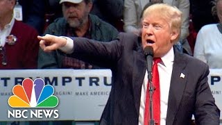 Donald Trump Tells Protester Go Home To Mommy  NBC News [upl. by Groscr]