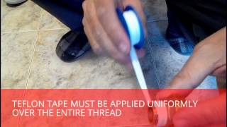 How to use TEFLON tape PTFE correctly [upl. by Jary337]