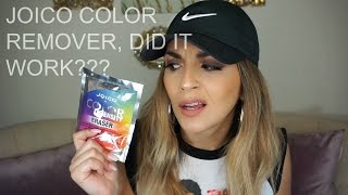 Joico Color Intensity Eraser ReviewHow To Remove Colored Hair  Brenda Manalac [upl. by Debbee859]