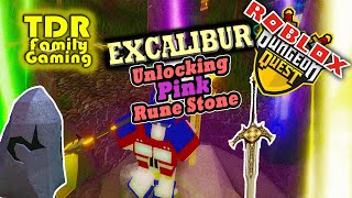 DUNGEON QUEST EXCALIBUR  Unlocking PurplePink Rune Stone Egg locations [upl. by Murray]