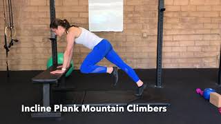 Incline Plank  Mountain Climber [upl. by Nirek79]