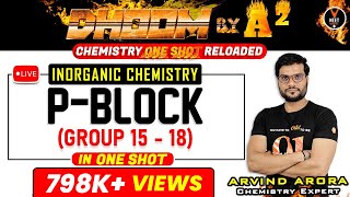 P Block Elements Group 15 to 18  NEET 2023 Preparation  NEET Chemistry  Arvind Arora [upl. by Clarine408]