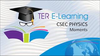 CSEC Physics  The principle of moments [upl. by Lennox]