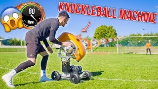 INSANE BALL LAUNCHER KNUCKLEBALL GOALS [upl. by Nellak]