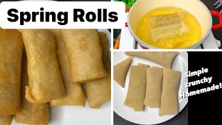 Nigerian springRoll Recipe  for Beginners  Homemade [upl. by Payne819]