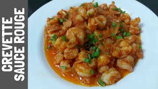 Crevette Sauce Rouge  Shrimp cooked in Red Sauce  Moms Recipe  Mauritius  TheTriosKitchen [upl. by Arahk226]