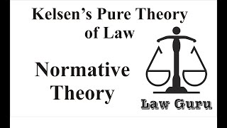 Kelsons Pure Theory of Law Normative Theory  Jurisprudence  Law Guru [upl. by Shotton350]