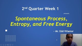 Spontaneous Process Entropy and Free Energy part 1  GenChem 2 [upl. by Juliana]