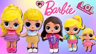 Custom Barbie DIY LOL Surprise Family  Ken Skipper Stacie and Chelsea [upl. by Allenrad]