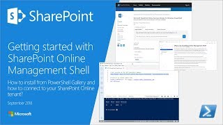 Getting started with SharePoint Online Management Shell [upl. by Kai]