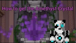 How to Find the Amethyst Crystal hypixel skyblock [upl. by Burger]