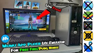 New Mumu Player Best Emulator For Free Fire amp Pubg Mobile Low End PC  Mumu Play Lite Version [upl. by Enileda]