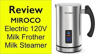 Review Miroco Milk Frother  How to make froth milk at home [upl. by Hurleigh46]