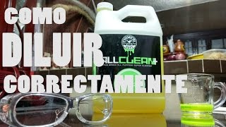 Como diluir quimicos correctamente o APC ll How to dilute chemicals or APC correctly [upl. by Jacklyn9]