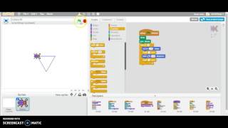 Coding an Equilateral Triangle in Scratch  Computational Style [upl. by Mode]