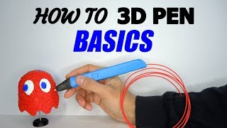 How to 3D PEN Tutorial 2  BASIC TECHNIQUES [upl. by Ffirahs]