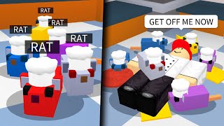 ROBLOX COOK BURGERS but everyone is a RAT [upl. by Kelsy]