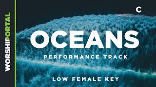 Oceans Where Feet May Fail  Low Female Key  C  Performance Track [upl. by Sheldon644]