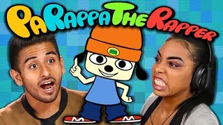 PARAPPA THE RAPPER Original Playstation REACT Retro Gaming [upl. by Lasala]