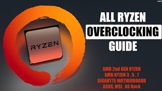 Overclocking Guide For AMD Ryzen 5 1600 Processor [upl. by Alegnad]