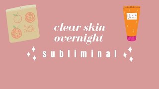 clear skin overnight ⎮𝓈𝓁𝑒𝑒𝓅 𝓈𝓊𝒷𝓁𝒾𝓂𝒾𝓃𝒶𝓁⎮⚠️ POWERFUL ⚠️ 8 hr ⎮wake up with clear skin [upl. by Iddo]