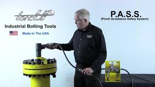 Pneumatic Raptor Torque Wrench Pinch Avoidance Safety System [upl. by Rosemaria]