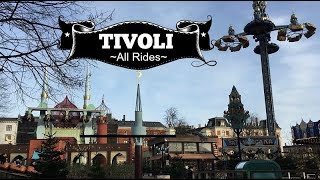 Tivoli Gardens Copenhagen All Rides amp Attractions [upl. by Rehpotsirhc]