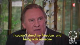 Gerard Depardieu Interview [upl. by Yltnerb]