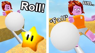 Roblox ball rolling challenge [upl. by Yblehs]