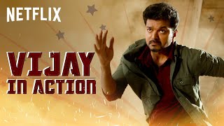 Vijays Most Badass Moments  Sarkar  Netflix India [upl. by Maloy656]