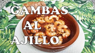 Cómo hacer Gambas al ajillo  Tapa española [upl. by Ijuy]