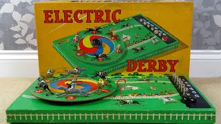 Faulty Rare ELECTRIC DERBY Horse Racing Board Game  Trying to FIX [upl. by Septima381]