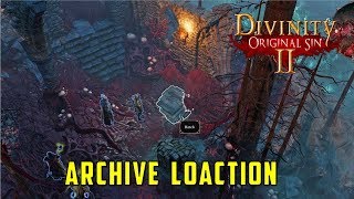 Archive Location in Bloodmoon Island Divinity Original Sin 2 [upl. by Ika]