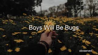 Boys Will Be Bugs Karaoke  Cavetown [upl. by Noli]