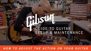 How To Adjust the Action on Your Electric Guitar [upl. by Burke568]