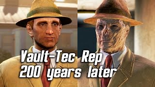 Fallout 4  Meeting VaultTec Representative 200 Years Later [upl. by Teerpnam853]