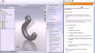 SolidWorks CSWA Tutorial 7 Simulation amp FEA [upl. by Rao171]