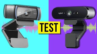 Logitech C920 vs Logitech BRIO Test [upl. by Anisamot605]