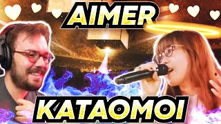 Twitch Vocal Coach Reacts to Kataomoi by Aimer [upl. by Ammann]