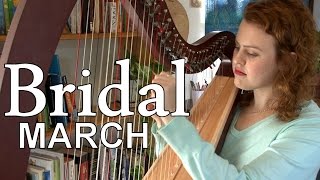 Bridal March  Wagner HARP ChristyLyn [upl. by Adrahc]