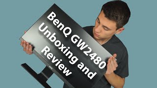 BenQ GW2480 Monitor Unboxing and Review [upl. by Eilrak]